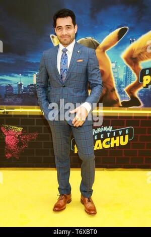 New York, NY, USA. 2nd May, 2019. at arrivals for POKEMON DETECTIVE PIKACHU Premiere, Military Island - Times Square, New York, NY May 2, 2019. Credit: Jason Mendez/Everett Collection/Alamy Live News Stock Photo