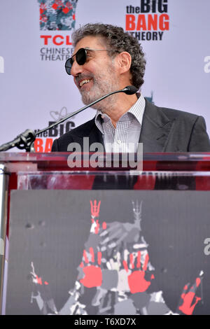 LOS ANGELES - MAY 1: Chuck Lorre, Kaley Cuoco at the "The Big Bang ...