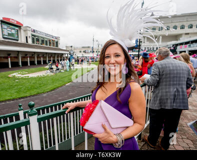 Louisville, KY, USA. 3rd June, 2019. May 3, 2019 : Scenes from Kentucky Oaks Day at Churchill Downs on May 3, 2019 in Louisville, Kentucky. Scott Serio/Eclipse Sportswire/CSM/Alamy Live News Stock Photo