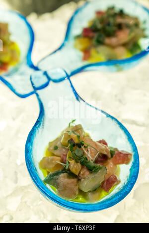 Salad canape Stock Photo