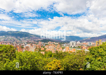 Medellin City in the afternoon Stock Photo