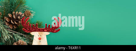 Christmas decoration with a reindeer Stock Photo