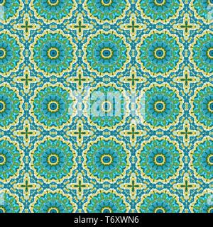 abstract khaki, blue chill and pale golden rod seamless pattern. can be used for wallpaper, poster, banner or texture design. Stock Photo