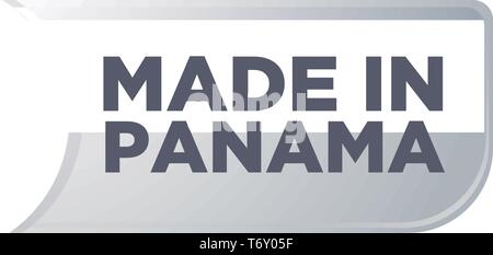 MADE IN PANAMA Stock Vector