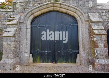 Closed gates. Stock Photo