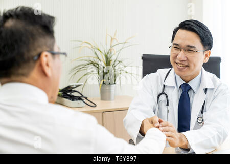 Doctor portrait in medical office Stock Photo