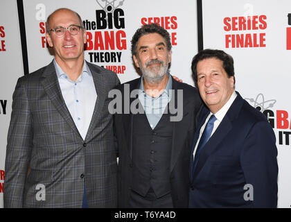 May 1, 2019 - JOHN CHUCK, CHUCK LORRE, KALEY CUOCO and PETER ROTH ...