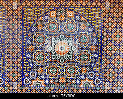 Traditional maroccan pattern background Stock Photo