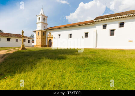 monastery of the barefoot Carmelite Villa de Leyva Stock Photo
