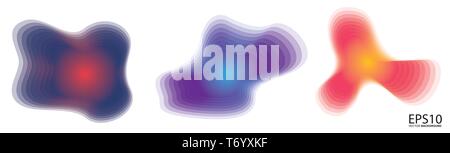 abstract free form colorful pattern background. Stock Vector
