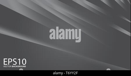 abstract gradient dark gray color background Stock Vector