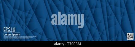 The abstract  gradient  blue color pattern background. Stock Vector