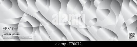The abstract gradient gray color pattern background. Stock Vector
