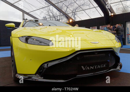 Paris, France. 31st Jan, 2019. Aston Martin Vantage at the 34th International Automobile Festival.Credit:Veronique Phitoussi/Alamy Stock Photo Stock Photo