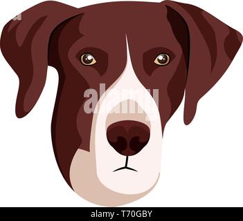 Pointer illustration vector on white background Stock Vector