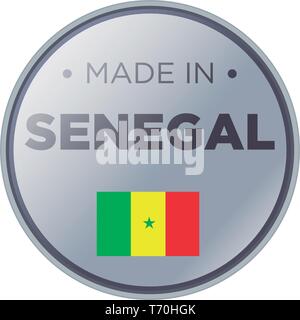 MADE IN SENEGAL Stock Vector
