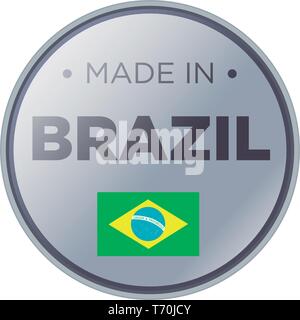 MADE IN BRAZIL Stock Vector