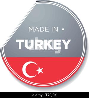 MADE IN TURKEY Stock Vector
