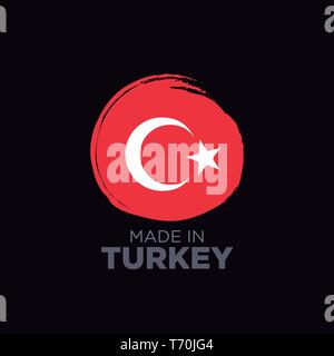 MADE IN TURKEY Stock Vector