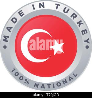 MADE IN TURKEY Stock Vector