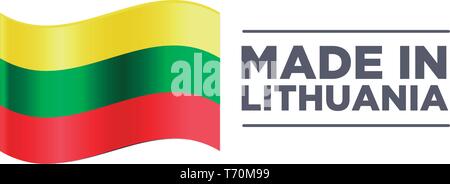MADE IN LITHUANIA Stock Vector