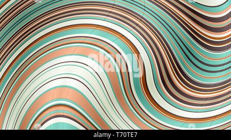 pastel gray, dark slate gray and medium aqua marine abstract wavy wallpaper background. Stock Photo
