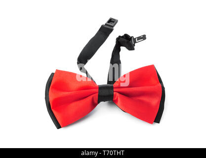Red bow tie Stock Photo