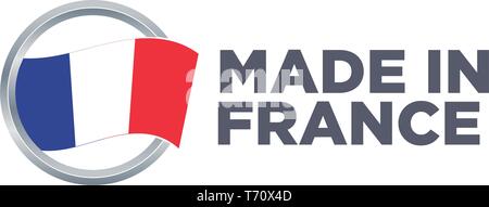 MADE IN FRANCE Stock Vector