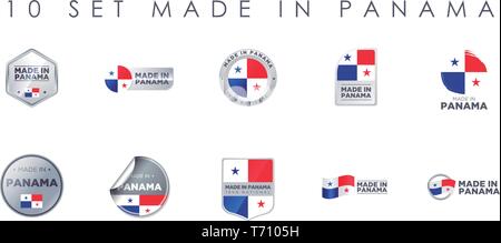 MADE IN PANAMA Stock Vector