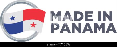 MADE IN PANAMA Stock Vector