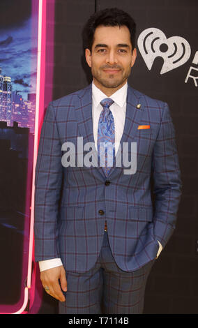 May 2, 2019 - New York City, New York, U.S. - Actor OMAR CHAPARRO attends the US premiere of Pokemon Detective Pikachu held at Military Island Times Square. (Credit Image: © Nancy Kaszerman/ZUMA Wire) Stock Photo