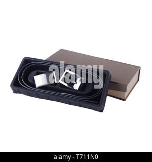 belt or belt for men on background Stock Photo