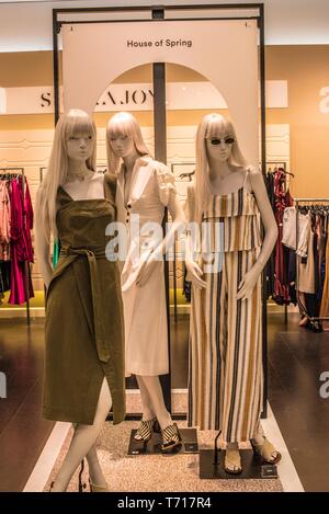 New fashion, three female mannequins Stock Photo