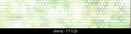abstract green background white dots Stock Photo