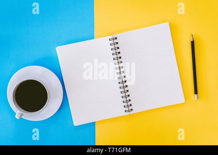 Business stationary set in workspace on table Stock Photo