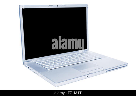 Modern laptop on a white background Stock Photo