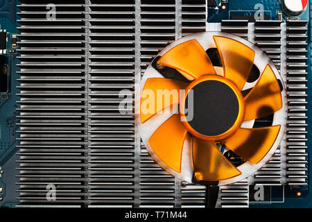 computer graphics card close-up Stock Photo