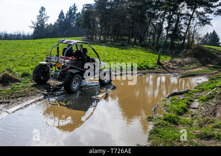 Buggies available for disabled drivers, Loire, France Stock Photo
