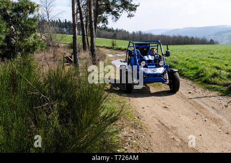 Buggies available for disabled drivers, Loire, France Stock Photo