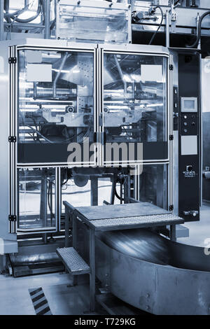conveyor in a modern factory Stock Photo
