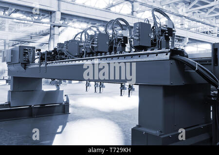 equipment in workshop Stock Photo