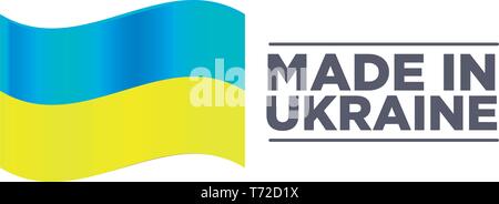 MADE IN UKRAINE Stock Vector