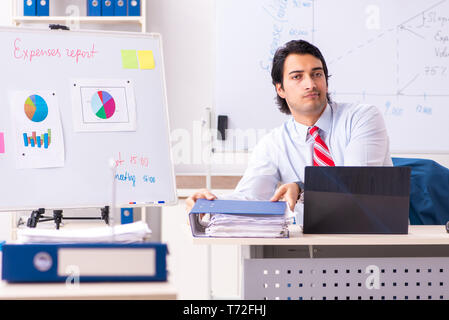 Male sales analyst in front of the whiteboard Stock Photo - Alamy