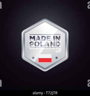 MADE IN POLAND Stock Vector