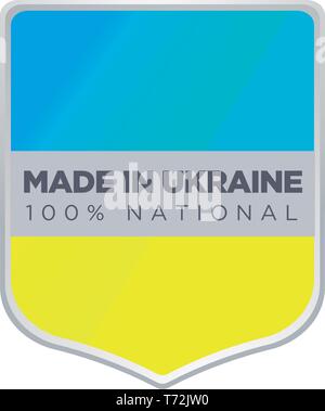 MADE IN UKRAINE Stock Vector