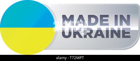 MADE IN UKRAINE Stock Vector