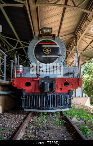 Steam locomotive class 24 number 3638 at Skukuza Stock Photo