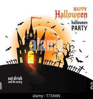 Dracula with Castle Stock Vector Image & Art - Alamy
