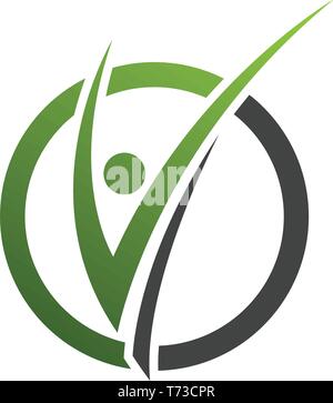 people care success health life logo template icons Stock Vector