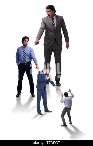 Businessmen blaming each other for failures Stock Photo